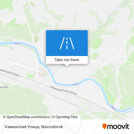 Каменская Улица map