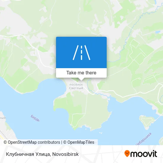 Клубничная Улица map