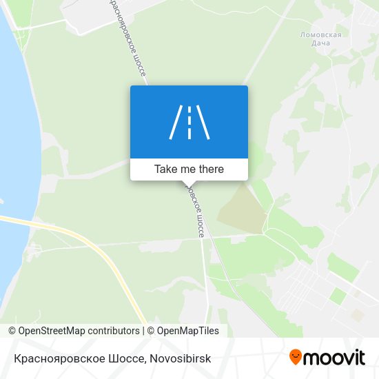 Краснояровское Шоссе map