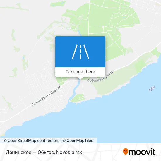 Ленинское — Обьгэс map