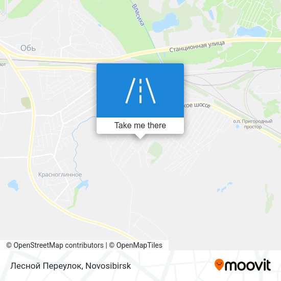 Лесной Переулок map