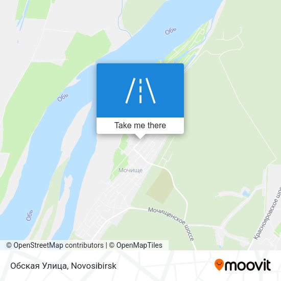 Обская Улица map