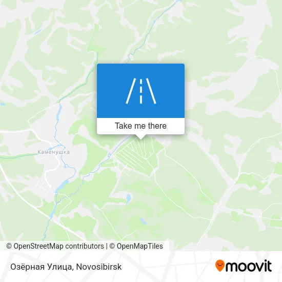 Озёрная Улица map