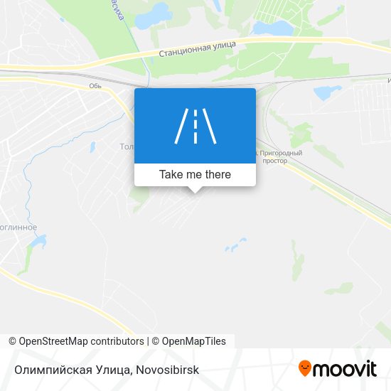 Олимпийская Улица map