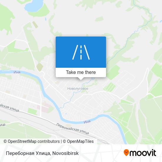 Переборная Улица map