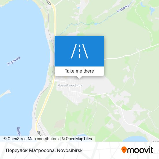 Переулок Матросова map