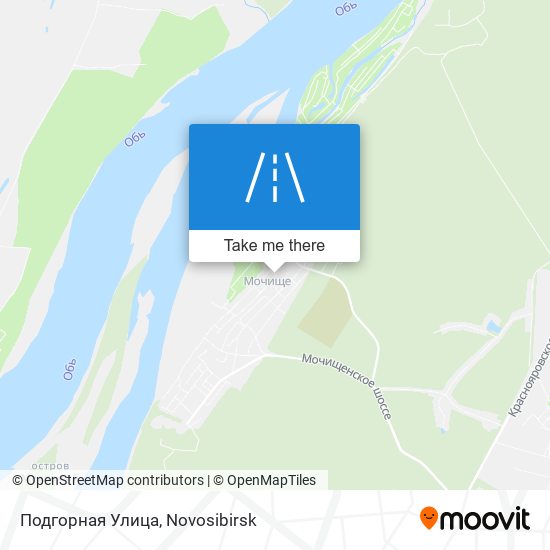 Подгорная Улица map