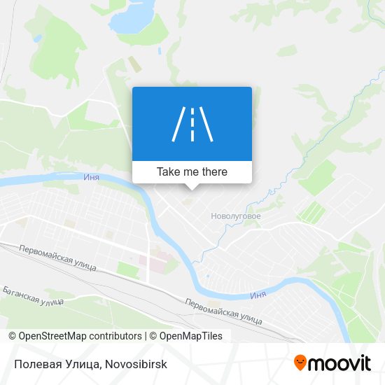 Полевая Улица map