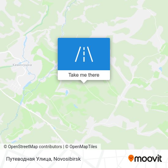 Путеводная Улица map
