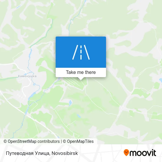 Путеводная Улица map