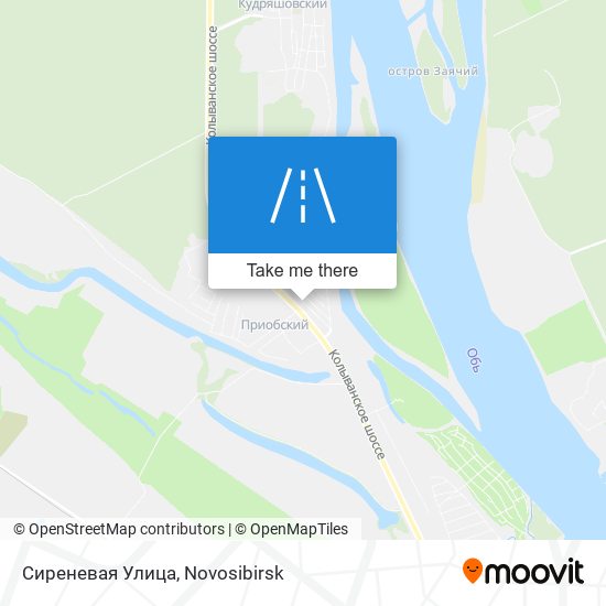 Сиреневая Улица map