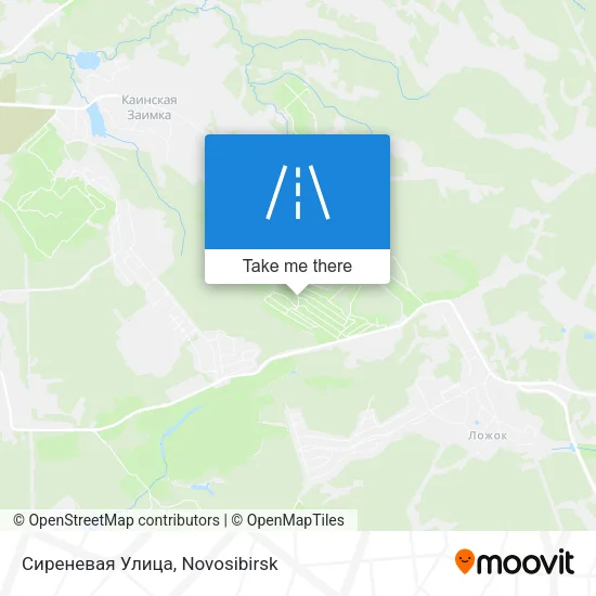 Сиреневая Улица map