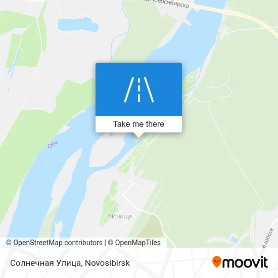 Солнечная Улица map