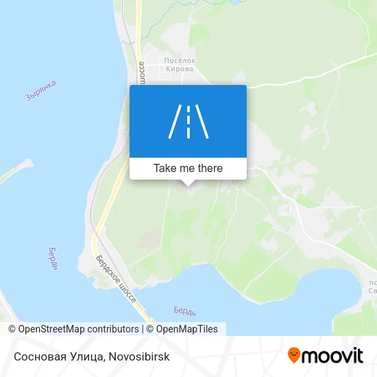Сосновая Улица map