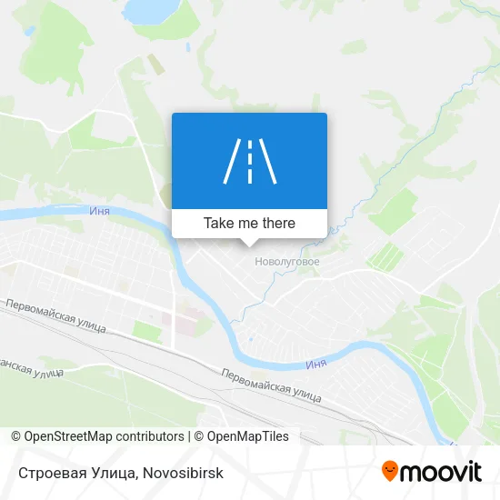Строевая Улица map