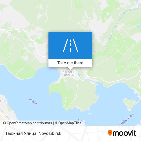 Таёжная Улица map