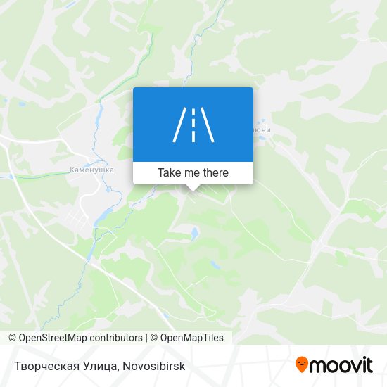 Творческая Улица map