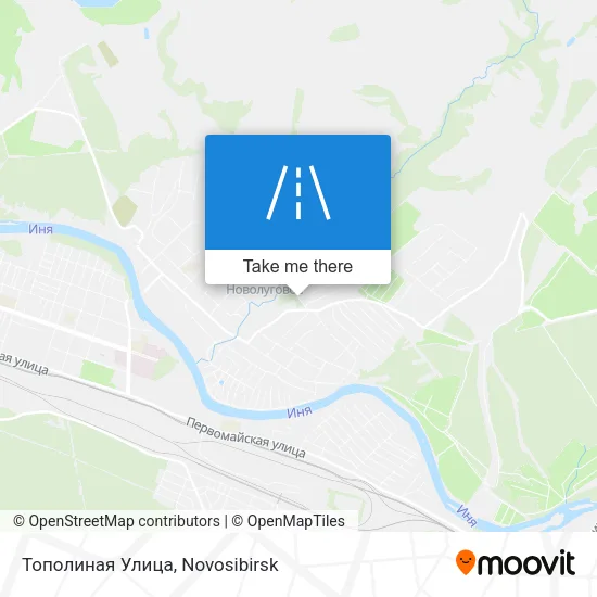 Тополиная Улица map