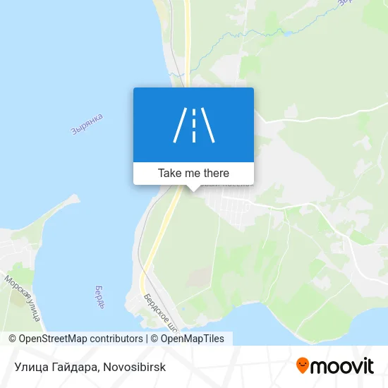 Улица Гайдара map