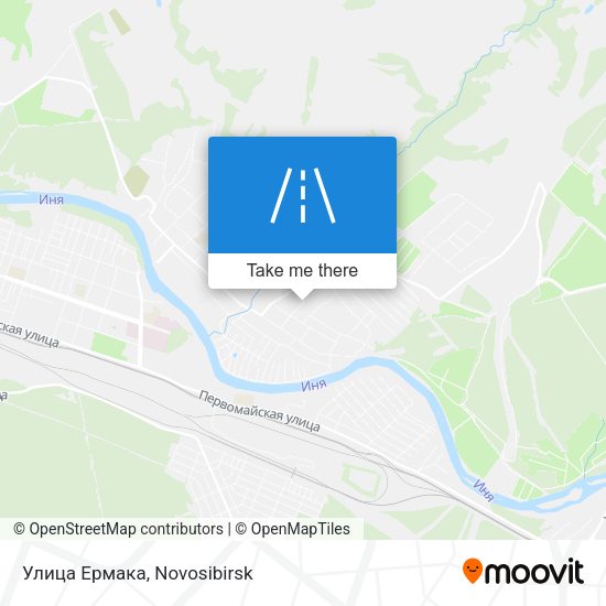 Улица Ермака map