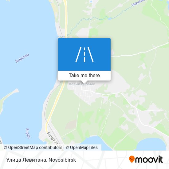 Улица Левитана map
