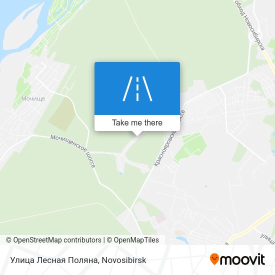 Улица Лесная Поляна map