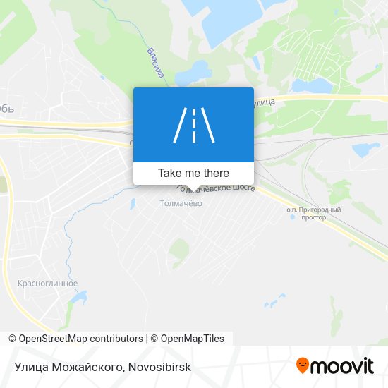 Улица Можайского map