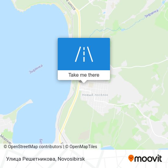 Улица Решетникова map