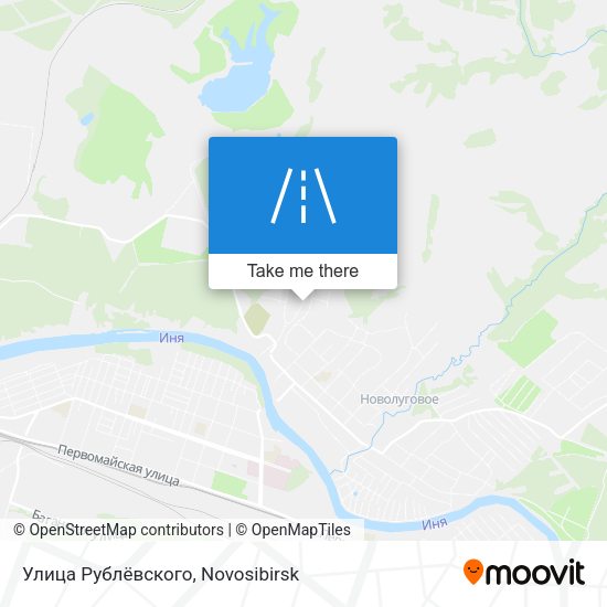 Улица Рублёвского map