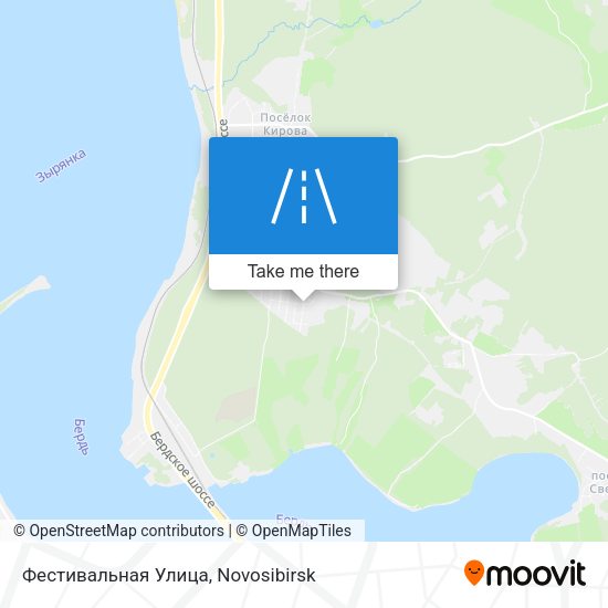 Фестивальная Улица map