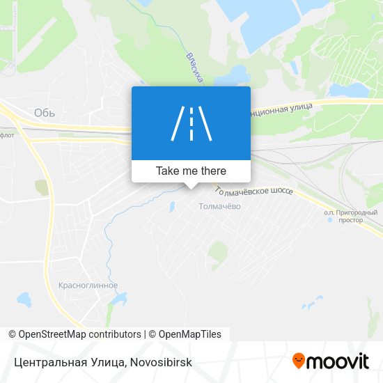 Центральная Улица map