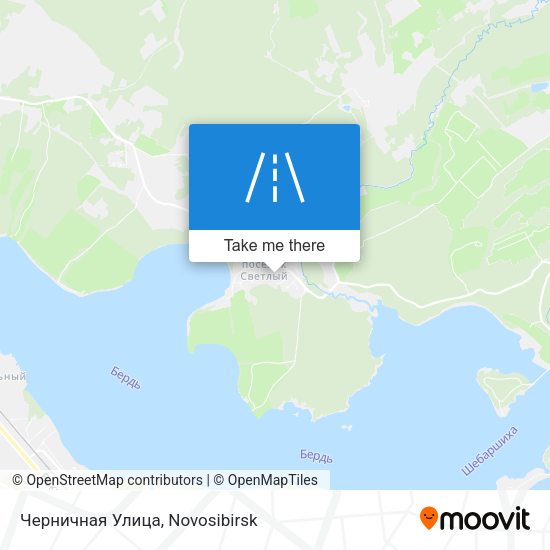 Черничная Улица map