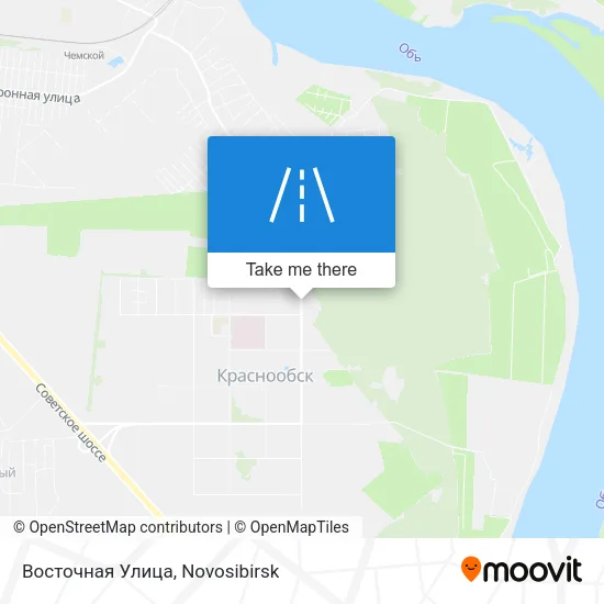 Восточная Улица map