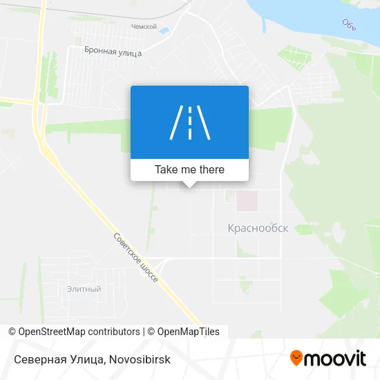 Северная Улица map