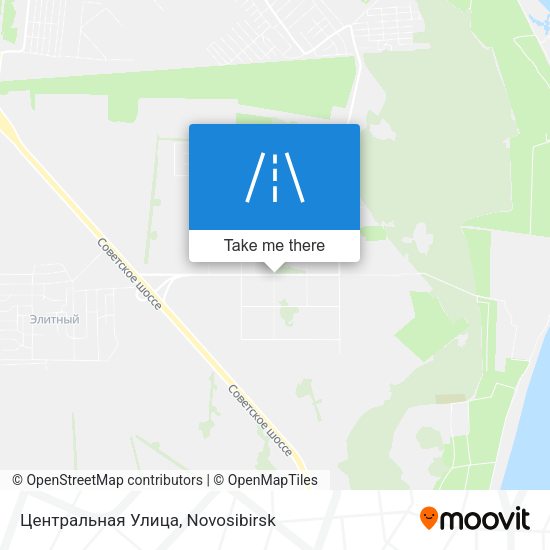 Центральная Улица map
