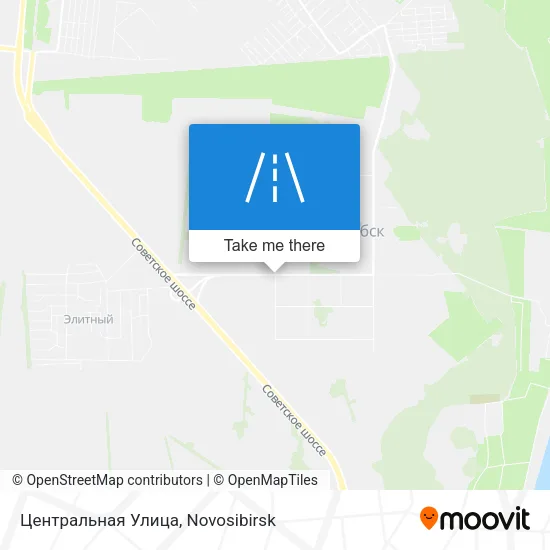 Центральная Улица map