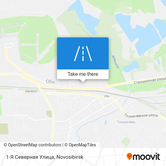 1-Я Северная Улица map
