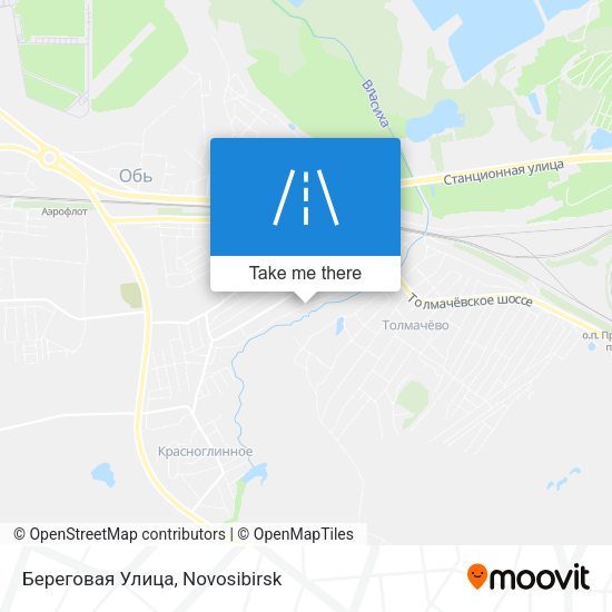 Береговая Улица map