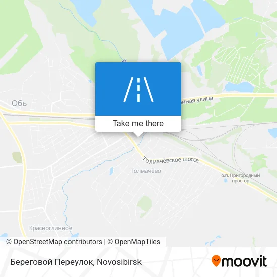 Береговой Переулок map