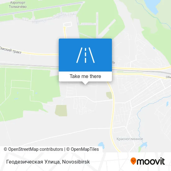 Геодезическая Улица map