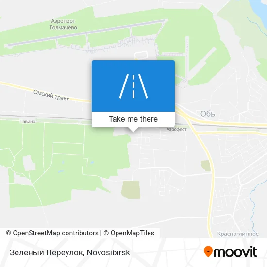 Зелёный Переулок map