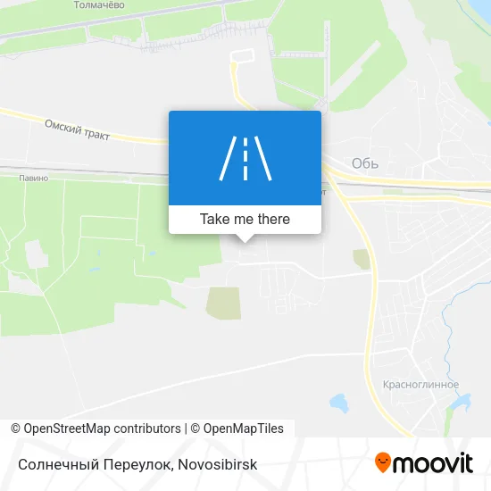 Солнечный Переулок map