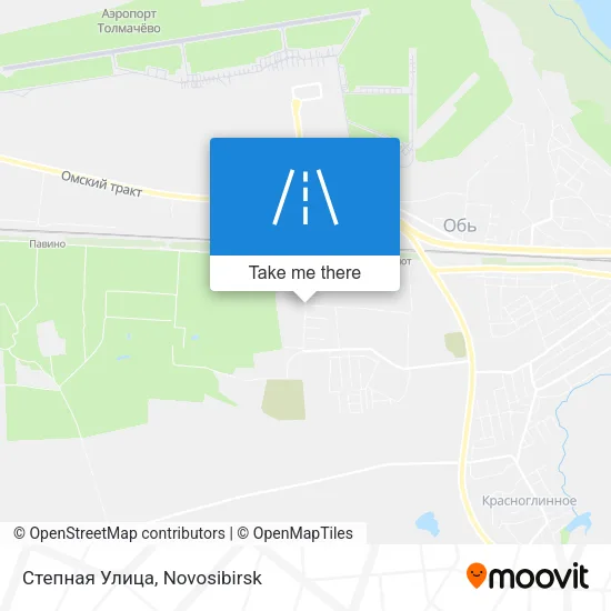 Степная Улица map