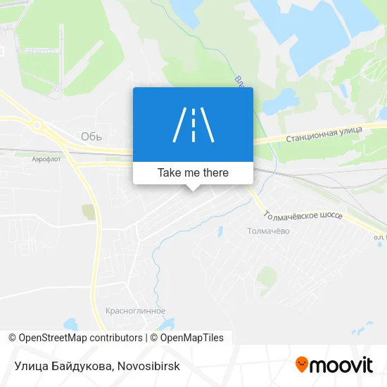 Улица Байдукова map