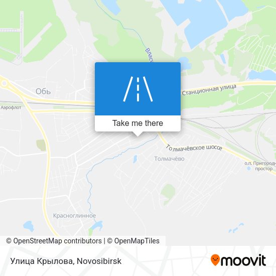 Улица Крылова map