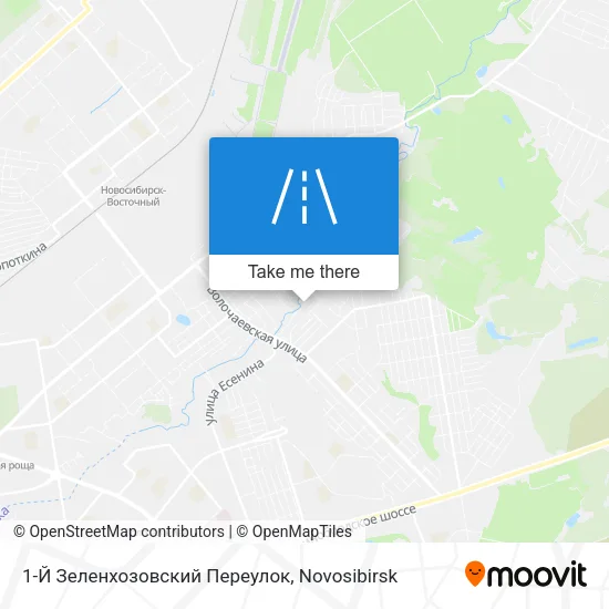 1-Й Зеленхозовский Переулок map