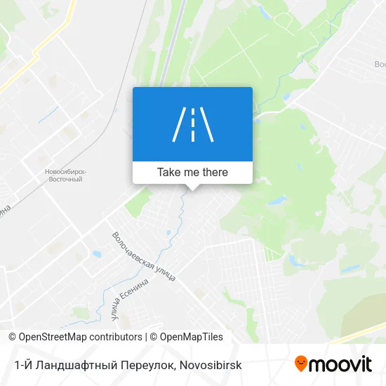1-Й Ландшафтный Переулок map
