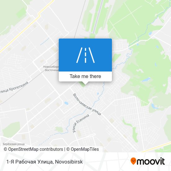 1-Я Рабочая Улица map