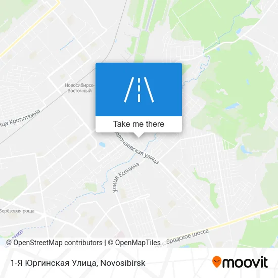 1-Я Юргинская Улица map