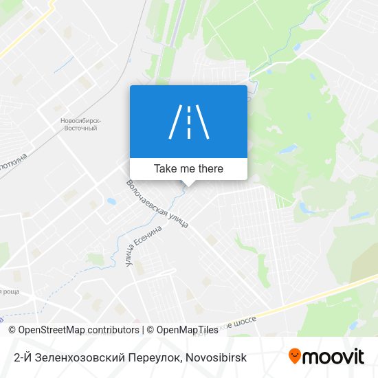 2-Й Зеленхозовский Переулок map